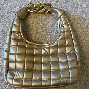 Gold handbag